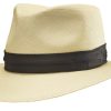 Xxl Stetson | Stetson Feiner Brisa Panamahut Stoffgarnitur Mit Uv-Schutz 40+ Mittelbeige