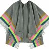 Accessoires Fraas | Fraas Poncho Cashminkruana Trendgrau