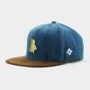 Mutzen Bavarian Caps | Bavarian Caps Snapback Baseball-Cap "Hopfen & Malz" Messing Marine