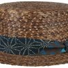 Hute Stetson | Stetson Stroh Kreissage Palme Uv 40+ Braun Gemustert