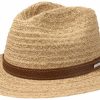 Xxl Stetson | Stetson Eleganter Barnell Traveller Hut Aus 100% Naturstroh Mittelbeige