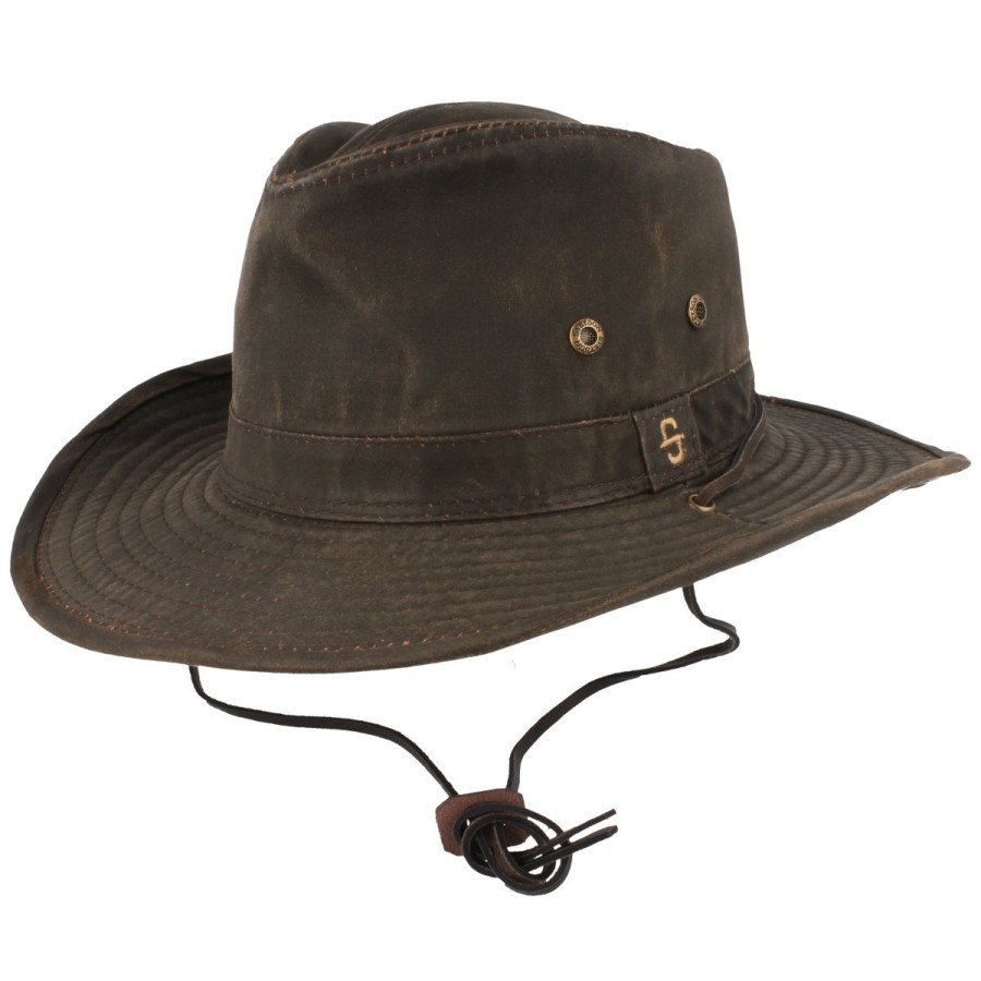 Hute Stetson | Stetson Flapper-Fischerhut Diaz Mit Uv-Schutz 40+ Mittelbraun