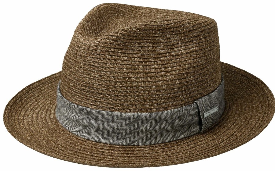 Hute Stetson | Stetson Herren Breiter Player Toyo Strohhut Aus Viskose