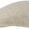 Mutzen Stetson | Stetson Ivy Fischgrat Flat Cap Aus Leinen Mit Uv-Schutz 40+