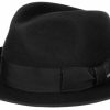 Hute Stetson | Stetson Fedora Furfelt/Beaver Blend Schwarz