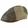 Mutzen Balke | Balke Bunte Patchwork Flatcap Made In Italy Braun Gemustert