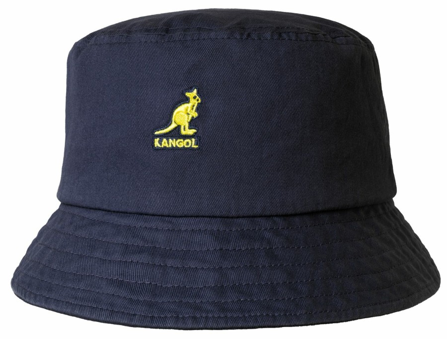 Hute Kangol | Kangol Rollbar Washed Bucket Fischerhut Aus Reiner Baumwolle