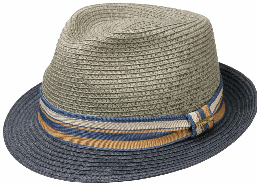 Xxl Stetson | Stetson Knautschbarer Trilby Strohhut Toyo Mit Uv Schutz 40+