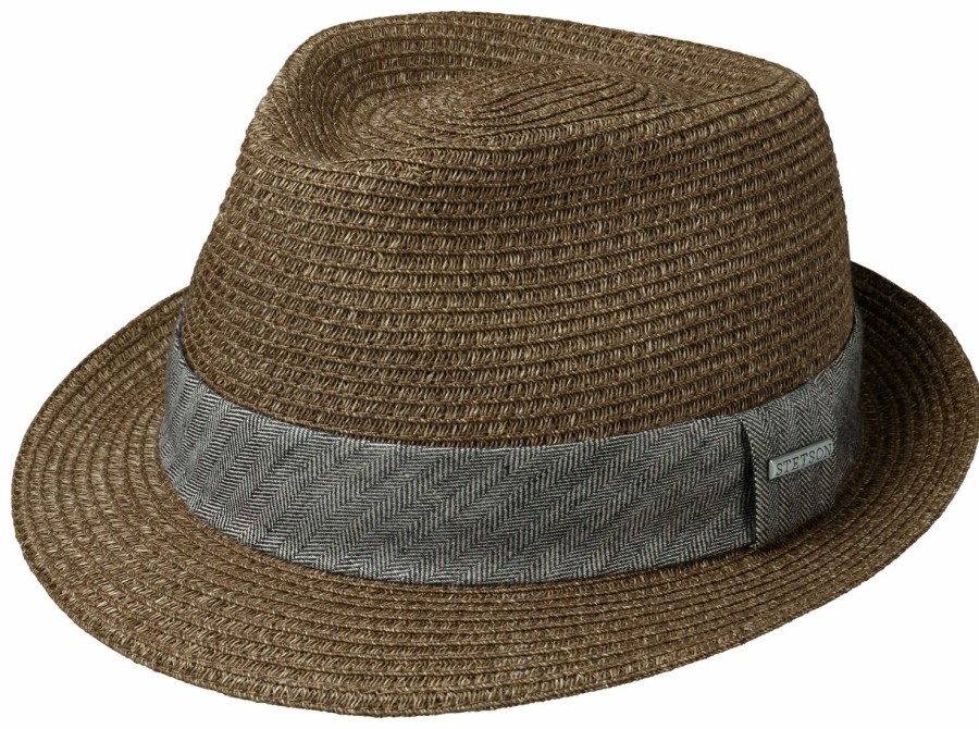 Hute Stetson | Stetson Luftiger Trilby Toyo Strohhut Mit Garniturband