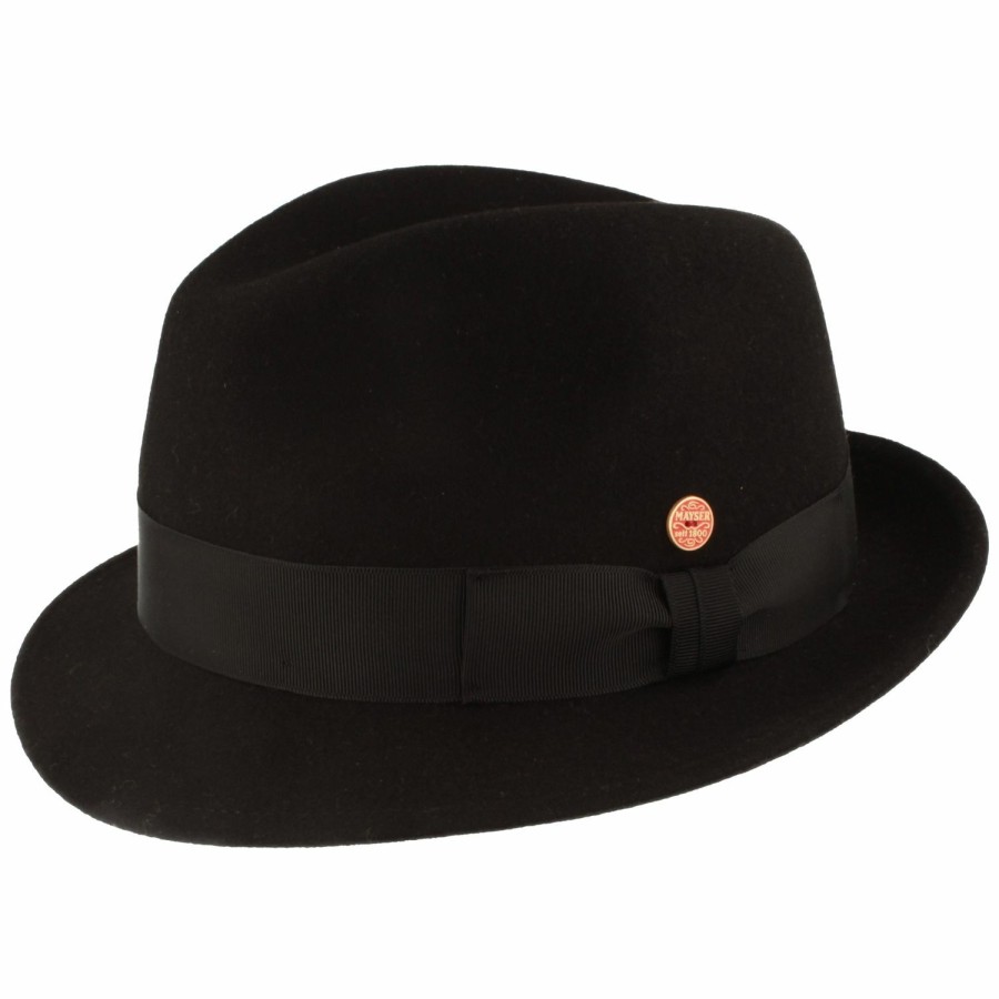 Hute Mayser | Mayser Damen Filzhut Trilby Mit Ripsband-Garnitur