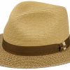 Hute Stetson | Stetson Rollbarer Traveller Toyo Uv 40+ Braun Gemustert