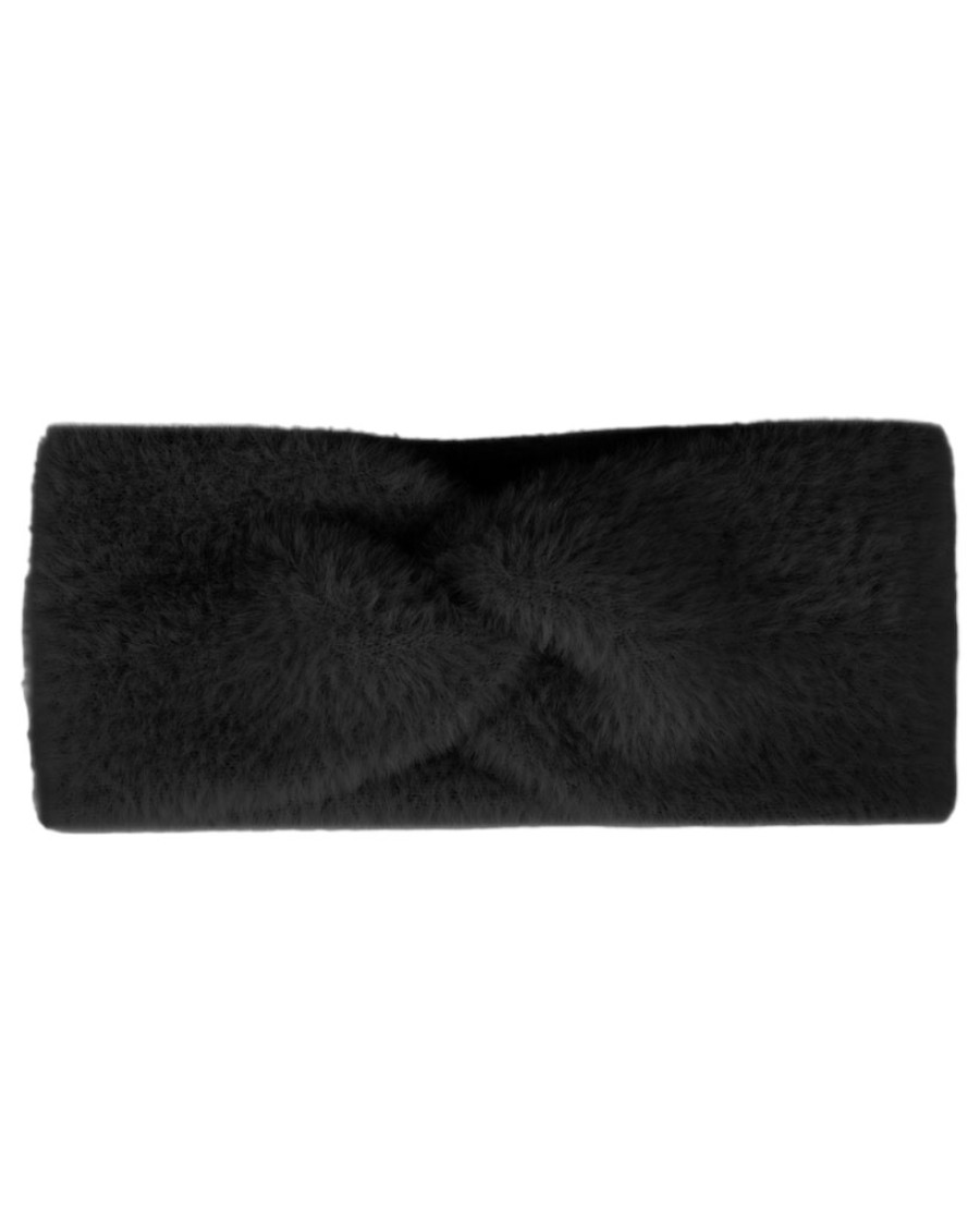 Mutzen Loevenich | Loevenich Fake Angora Stirnband Schwarz