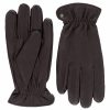 Accessoires Roeckl | Roeckl Herren Sportive Leder Handschuhe Mit Fleece Futter