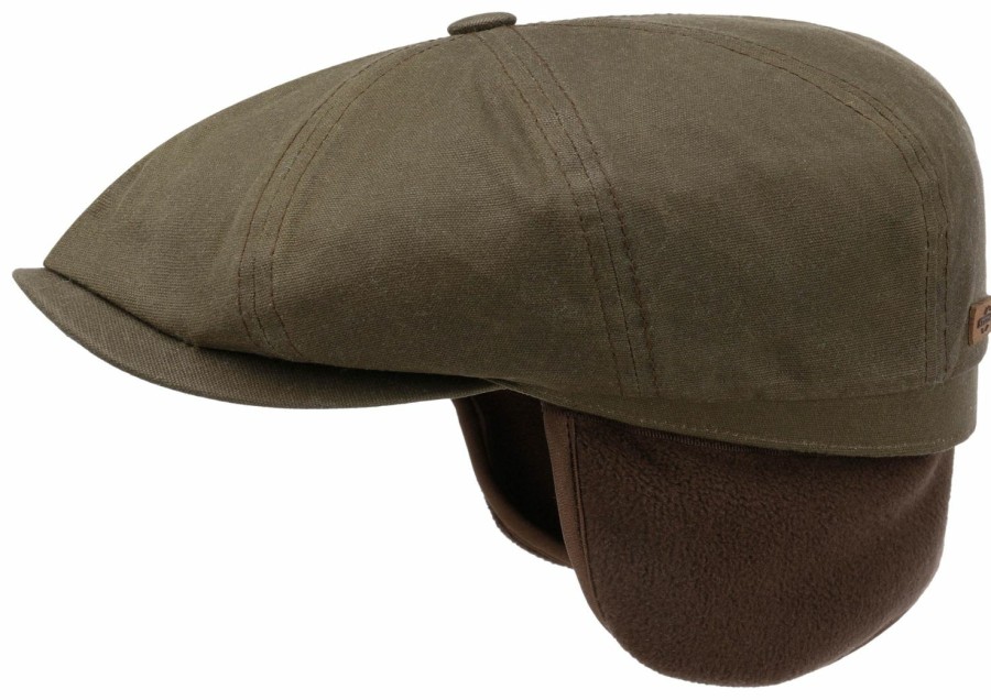 Mutzen Stetson | Stetson Wasserabweisende Hatteras Mit Ohrenklappen Olive