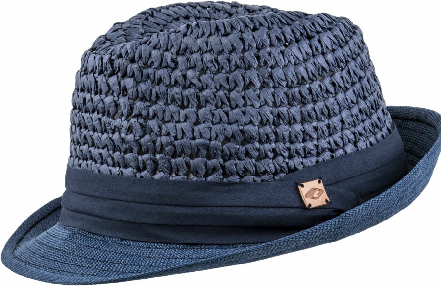 Hute Chillouts | Chillouts Leichter Und Luftiger Strohhut Trilby Aus Papier Marine