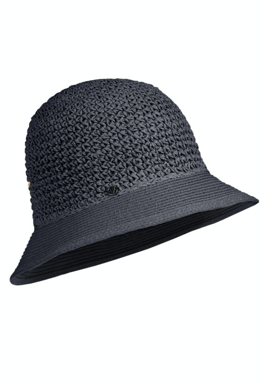 Hute Loevenich | Loevenich Bucket Hat Gehakelter Papierhut Marine