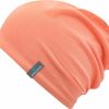 Mutzen Chillouts | Chillouts Dunne Uni Longbeanie Strickmutze Acapulco Mit Uv-Schutz 50+ Orange