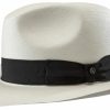 Xxl Stetson | Stetson Fedora Panamahut Sehr Feine Flechtung Uv-Schutz 40+ Braun Gemustert