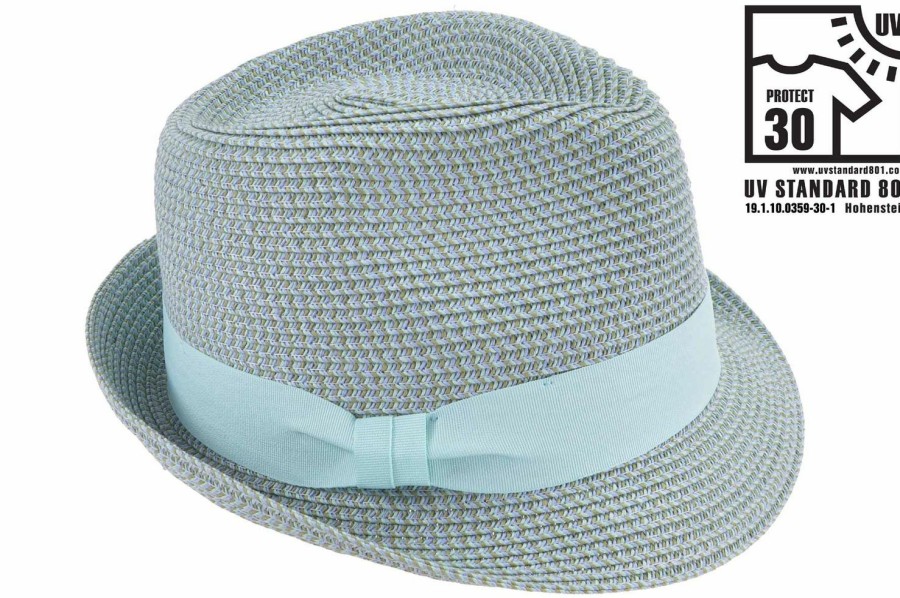 Hute SEEBERGER | Seeberger Knautschbarer Sommerhut Trilby-Hut Uv-Schutz 30