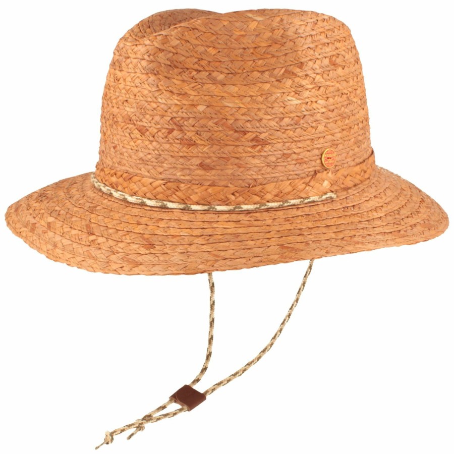 Hute Mayser | Mayser Traveller Strohhut Gedeon Raffia-Borte Mit Kinnband