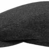 Mutzen Stetson | Stetson Einfarbige Driver Cap Schiebermutze Aus Kaschmir Trendgrau