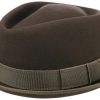 Hute Stetson | Stetson Diamond Porkpie Cashmere-Wolle-Mix Braun Gemustert