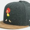 Kinder Bavarian Caps | Bavarian Caps Kinder Baseball Cap Snapback Mit Pumuckl-Stick Dunkelgrau