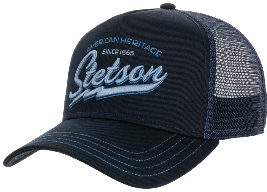 Mutzen Stetson | Stetson American Heritage Trucker Baseball-Cap Mit Netzeinsatz