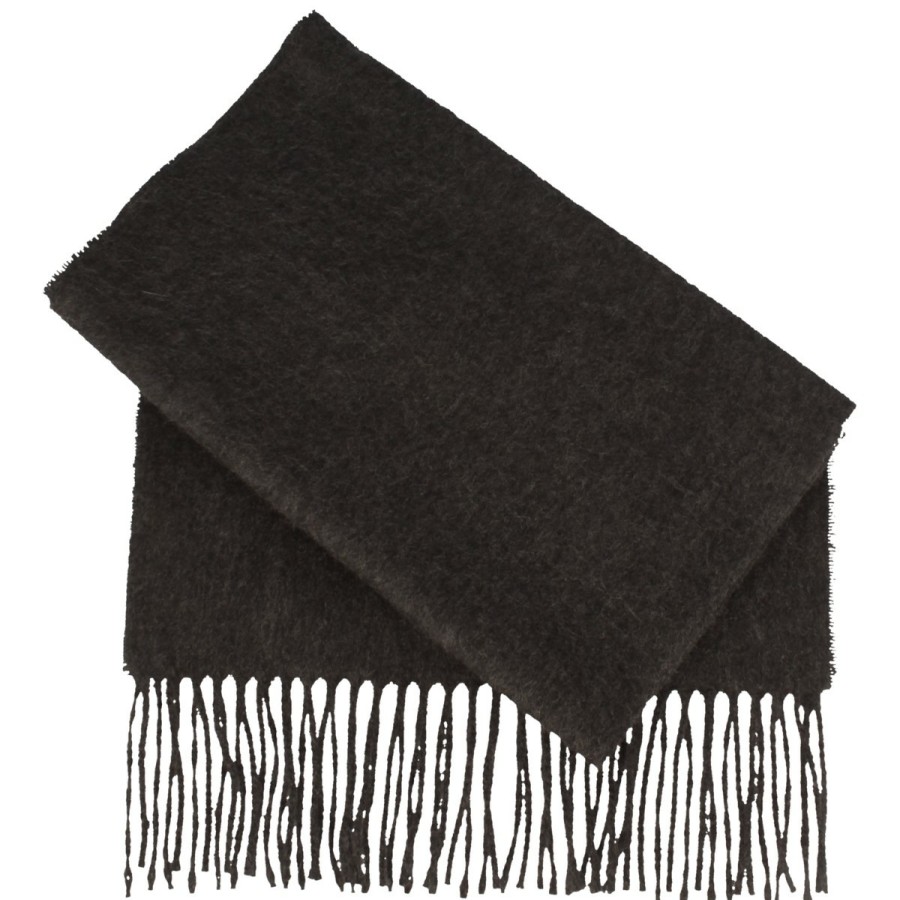 Accessoires Hut-Breiter | Weich/Cashmere100%/Fransenschal Uni-Farbe Von Hut Breiter