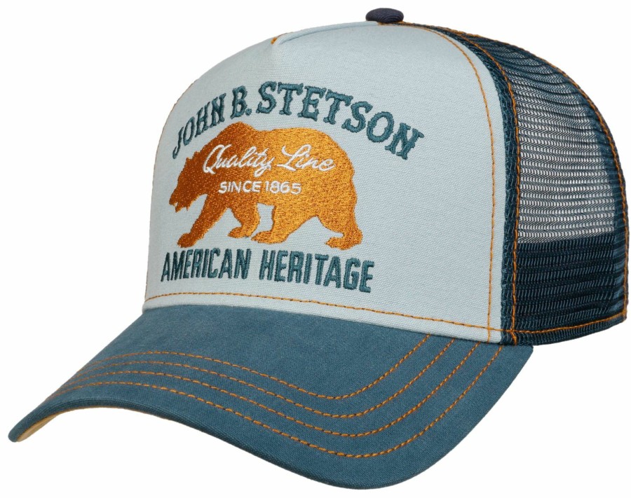 Mutzen Stetson | Stetson Trucker Baseball Cap Heritage Bear Mit Netzeinsatz