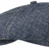 Mutzen Stetson | Stetson 6-Panel Cap Linen/Silk Marine