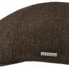 Xxl Stetson | Stetson Texas Wool Melierte Flatcap Aus Feiner Wolle