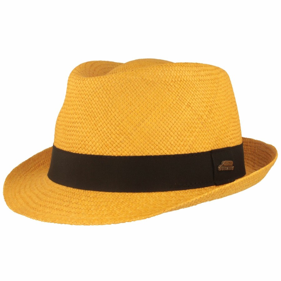 Hute Hut-Breiter | Bunter Panama Strohhut Trilby Uv-Schutz 50 Von Hut-Breiter