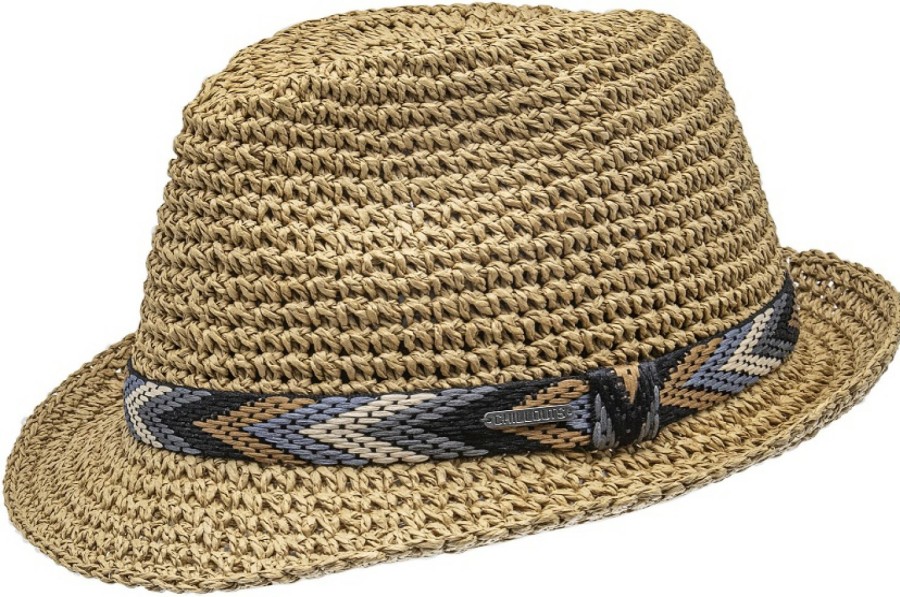 Hute Chillouts | Chillouts Knautschbarer Trilby Sommerhut Mit Muster-Band