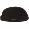 Mutzen Stetson | Stetson Strick Dockercap Cotton Knit 100% Baumwolle Schwarz