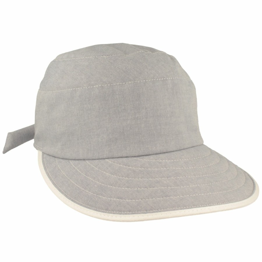 Mutzen Hut-Breiter | Damen Sommercap Mit Schleife Hinten Und Uv-Schutz 80 Von Hut-Breiter Trendblau