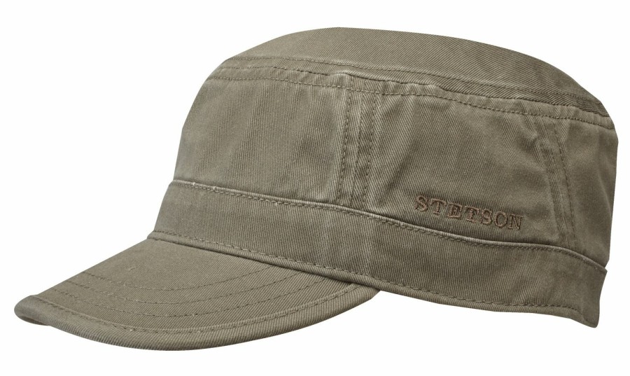 Mutzen Stetson | Stetson Army Cap Mit Uv-Schutz 40+ Aus Baumwolle