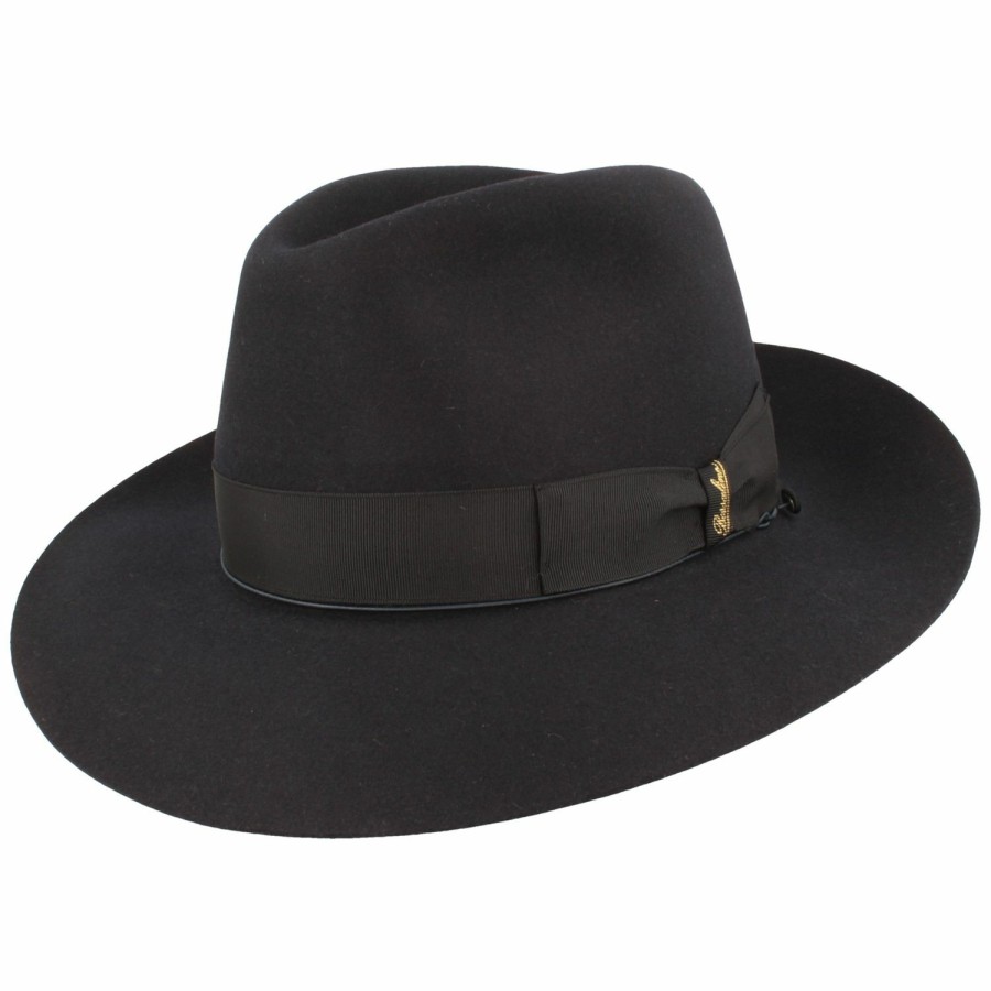 Xxl Borsalino | Borsalino Feiner Haarfilzhut Breite Bogartform