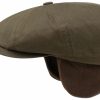 Xxl Stetson | Stetson Wasserabweisende Hatteras Mit Ohrenklappen Olive