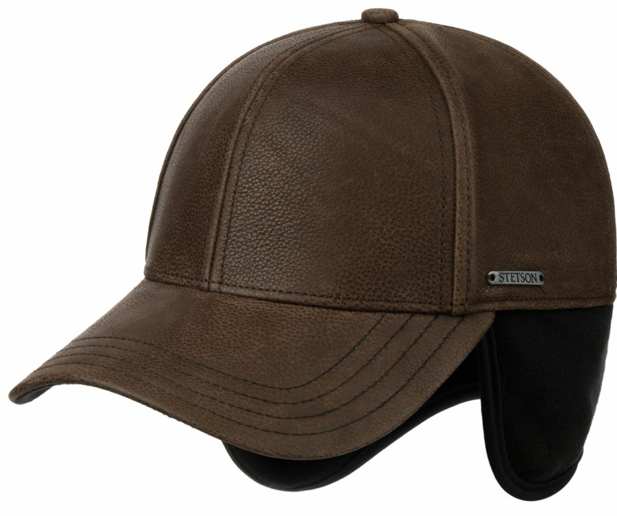 Mutzen Stetson | Stetson Baseball Cap Chevrette Cowhide Mit Ohrenschutz