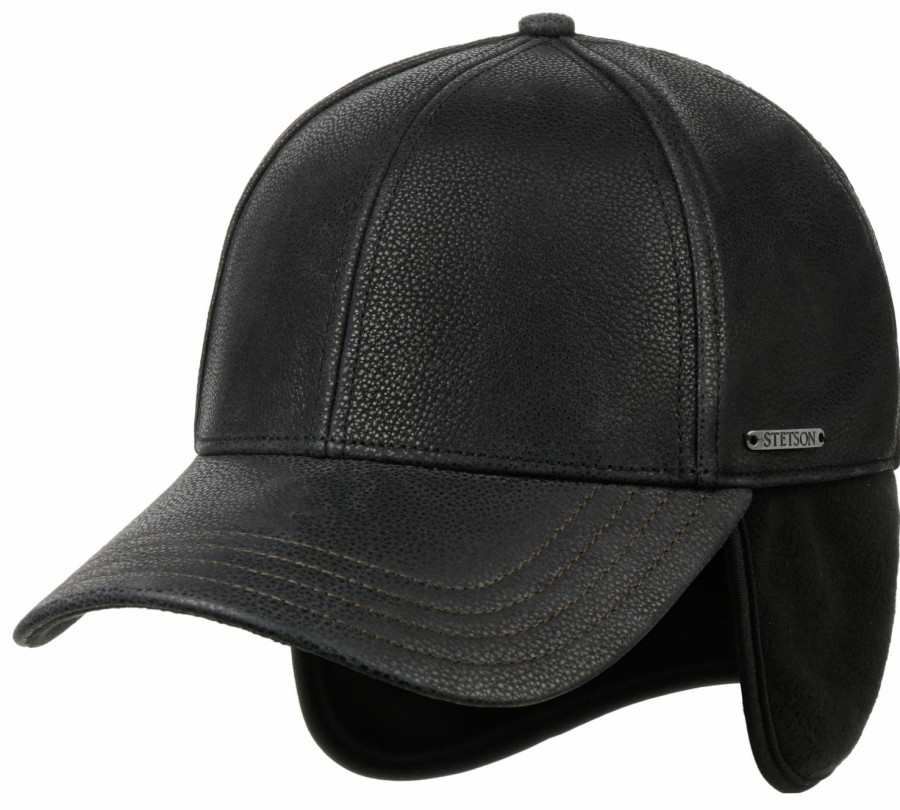 Mutzen Stetson | Stetson Baseball Cap Chevrette Cowhide Mit Ohrenschutz