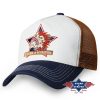 Mutzen Stars and Stripes | Stars & Stripes Trucker Cap Indian Blau Gemustert