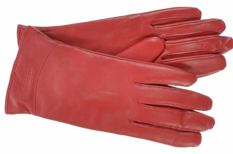 Accessoires SEEBERGER | Seeberger Leder Fingerhandschuhe Mit Langerem Schaft