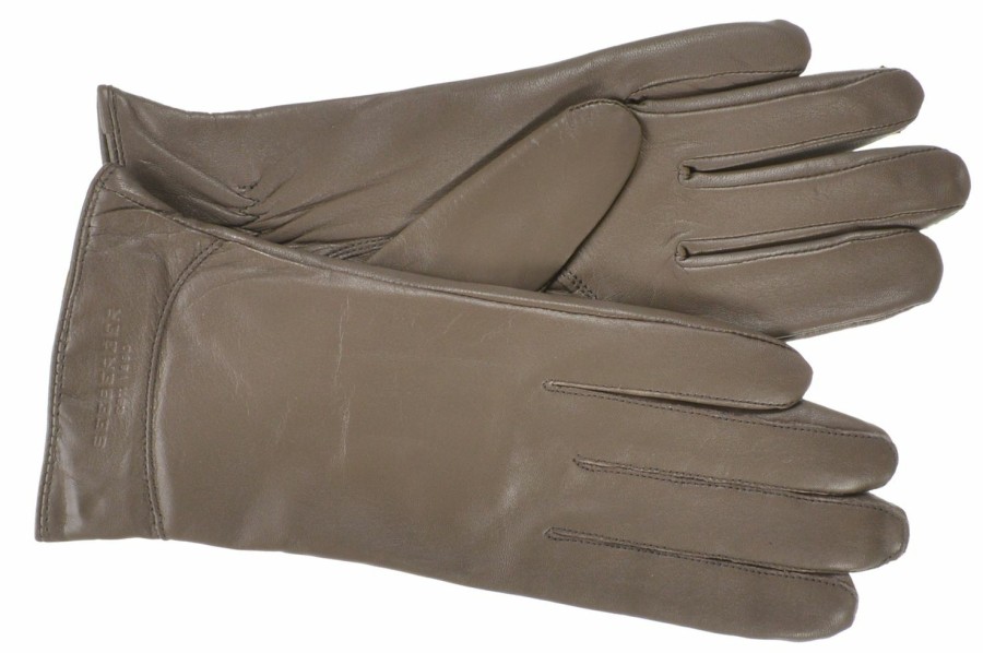 Accessoires SEEBERGER | Seeberger Leder Fingerhandschuhe Mit Langerem Schaft