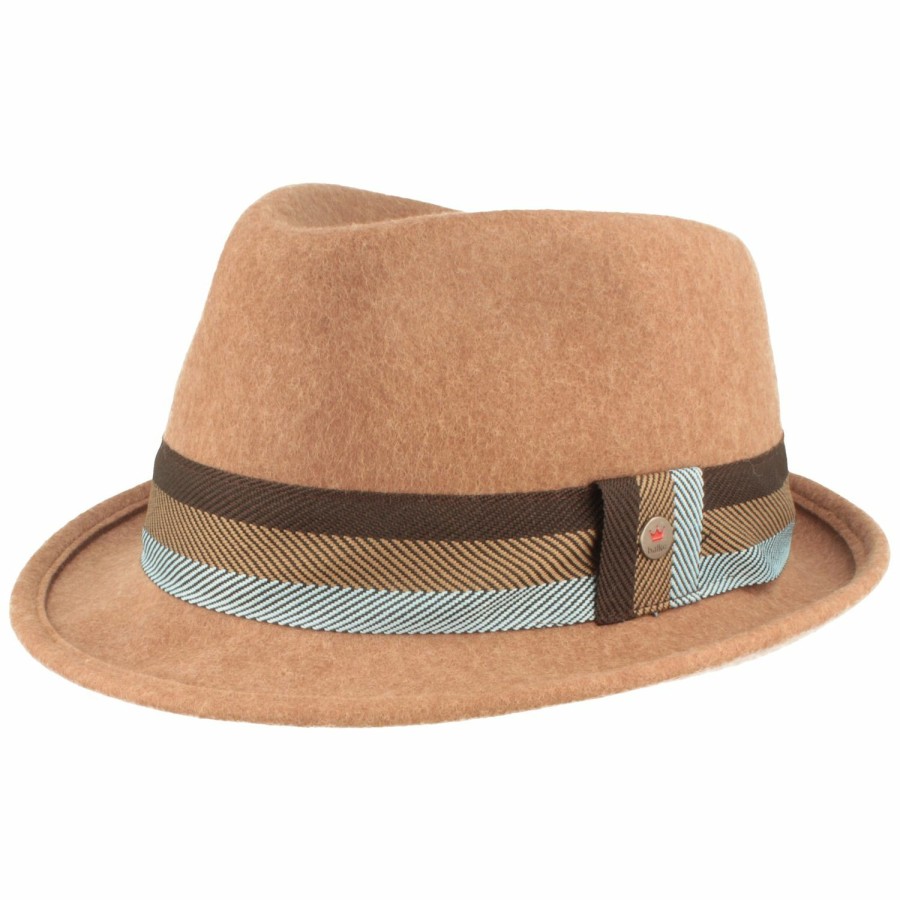 Hute Balke | Balke Trilby Gestreiftes Ripsband