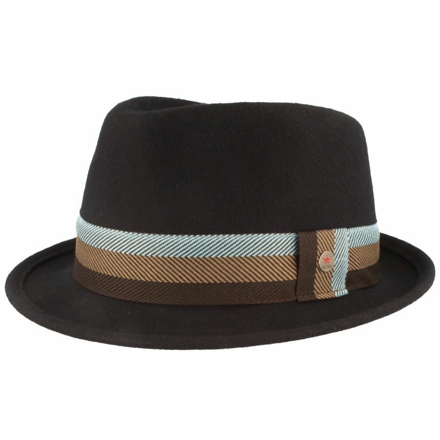 Hute Balke | Balke Trilby Gestreiftes Ripsband