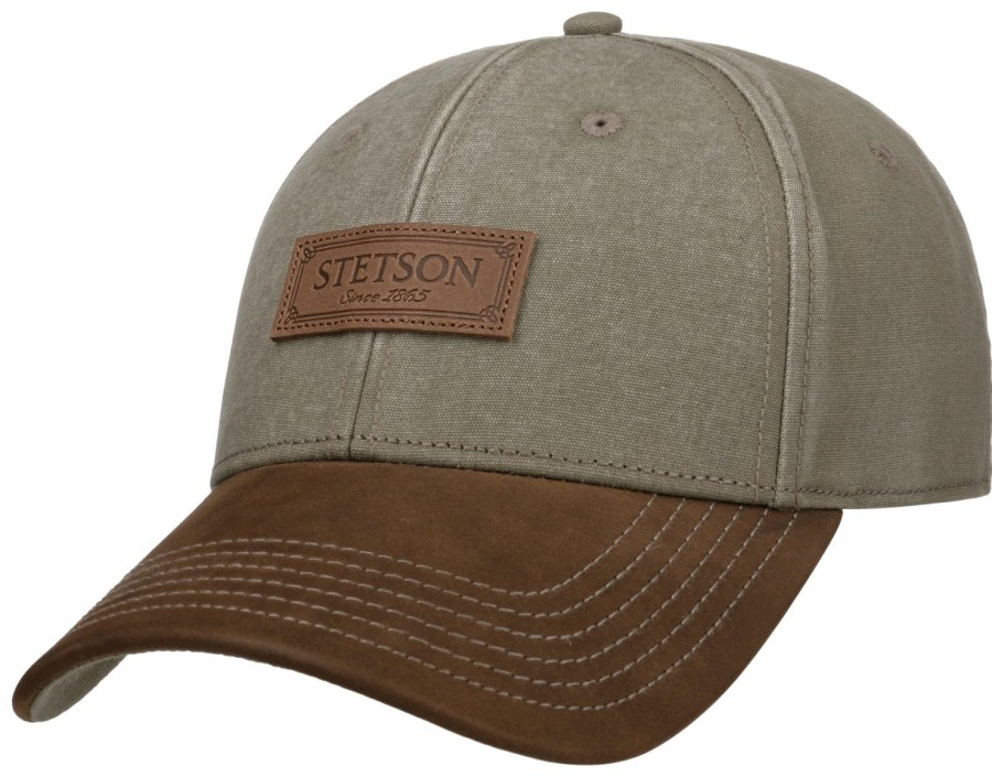 Mutzen Stetson | Stetson Baseball Cap Cotton Uv Schutz 40+ Olive