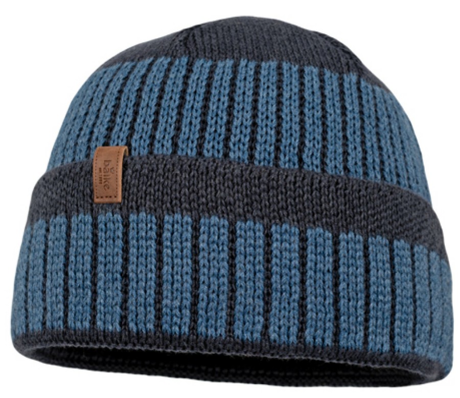 Mutzen Balke | Balke Zweifarbige Beanie Umschlag-Strickmutze Baumwoll-Mix