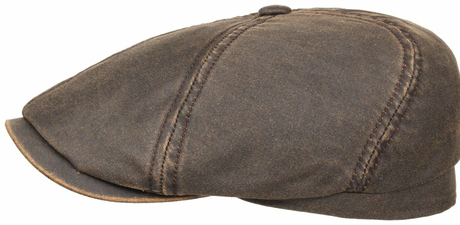 Xxl Stetson | Stetson Ballonmutze Brooklin Mit Uv-Schutz 40+ Mittelbraun