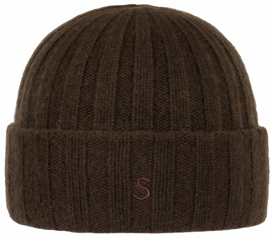 Mutzen Stetson | Stetson Beanie Strickmutze Aus 100% Kaschmir Mit Umschlag